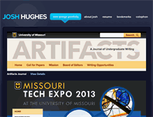 Tablet Screenshot of josh-hughes.com